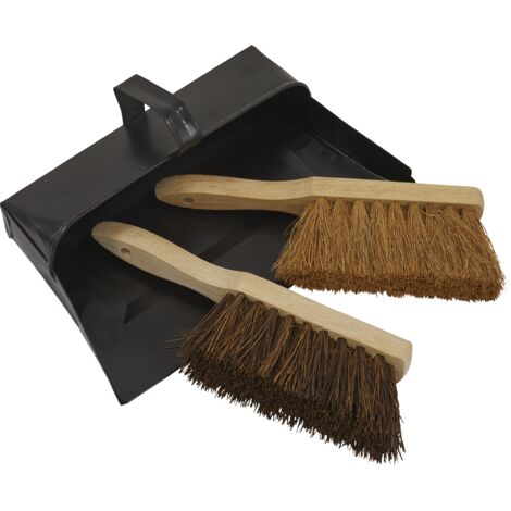 Sealey BM26 Dustpan & Brushes Metal