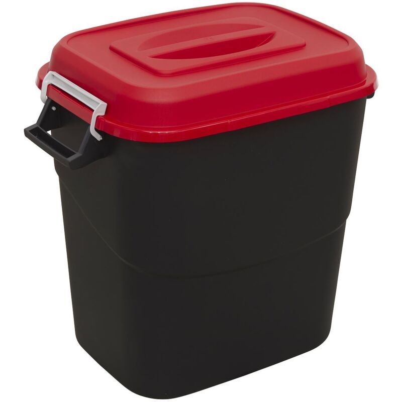 BM75R Refuse/Storage Bin 75L - Red - Sealey