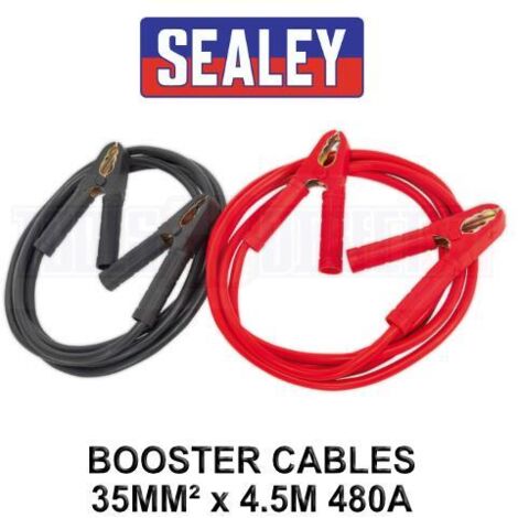 Sealey Booster Cables 35mm� x 4.5m 480A BC3545