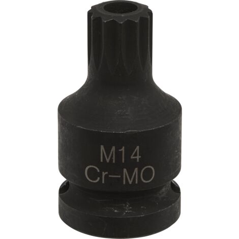 Sealey Brake Caliper Security Spline Bit Socket M14 1/2""Sq Drive VS0987
