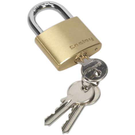 Sealey Brass Body Padlock 40mm PL101