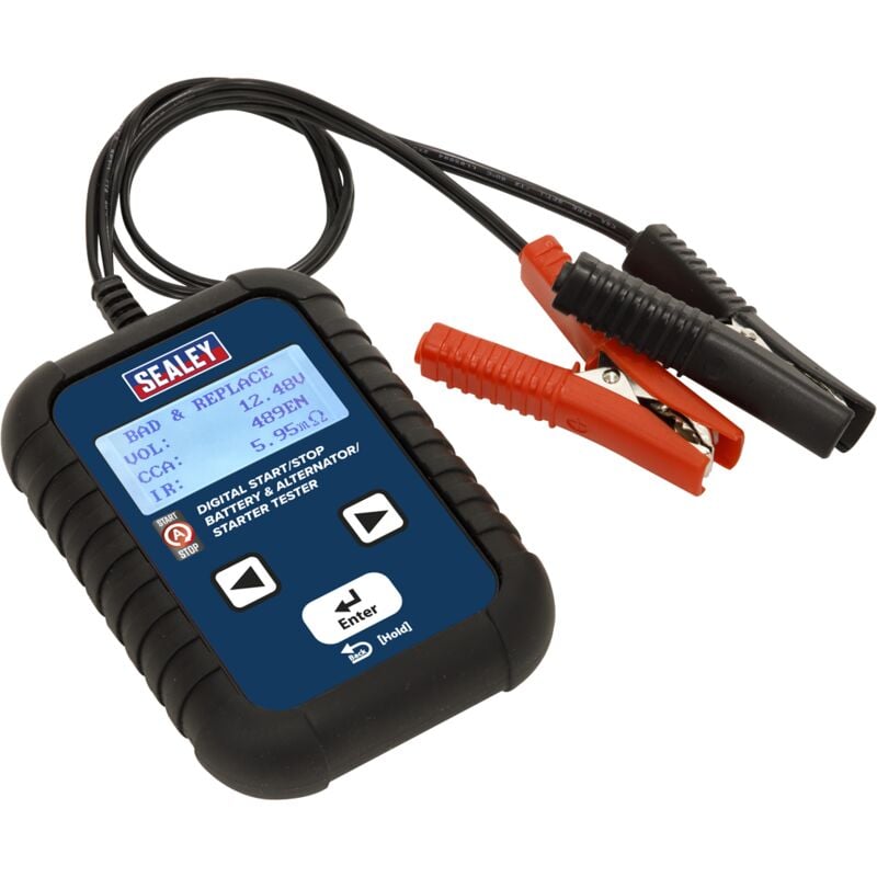 BT2011 Digital Start/Stop Battery & Alternator/Starter Tester 12/24V - Sealey