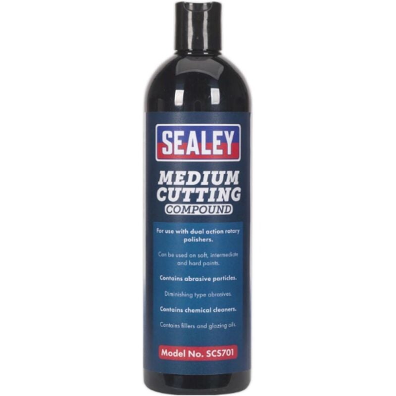 Car Polish Cutting Rubbing Compound medium Paint Buffing Detailing SCS701 - Sealey
