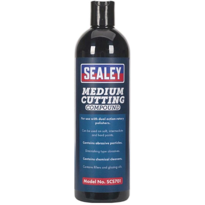 Car Polish Cutting Rubbing Compound medium Paint Buffing Detailing SCS701 - Sealey