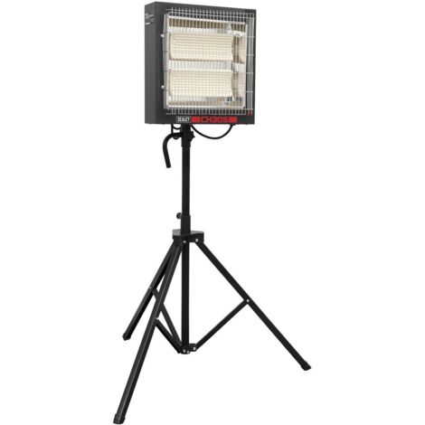 Sealey Ceramic Heater with Tripod Stand 1.4/2.8kW, 230V CH30S