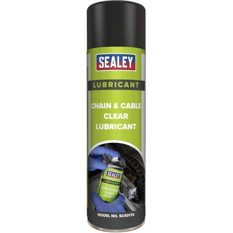 Sealey Chain & Cable Clear Lubricant 500ml SCS017S