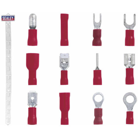 Sealey Clip Strip Deal - Red Terminals RTSET
