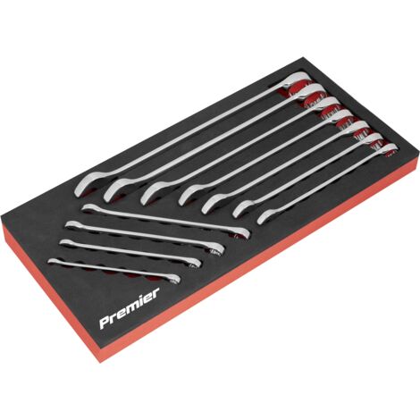 Sealey Combination Spanner Set 11pc Imperial AK630AF