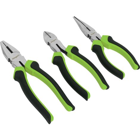 Sealey Comfort Grip Pliers Set 3pc S0645