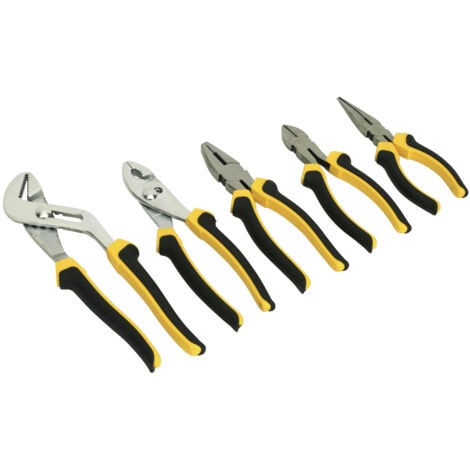 Sealey Comfort Grip Pliers Set 5pc S0646