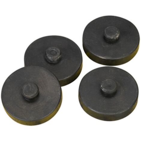 Sealey COMPKIT4 Anti-Vibration Foot Kit for Static Compressor 4pc