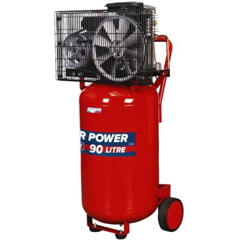 Sealey Compressor 90L Vertical Belt Drive 3hp SAC1903B