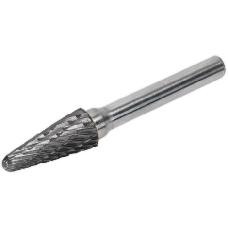 Sealey SDB04XL Tungsten Carbide Rotary Burr Extra-Long Oval 10mm