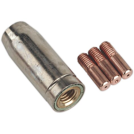 Sealey Conical Nozzle & Contact Tip Set MB14 MIG954