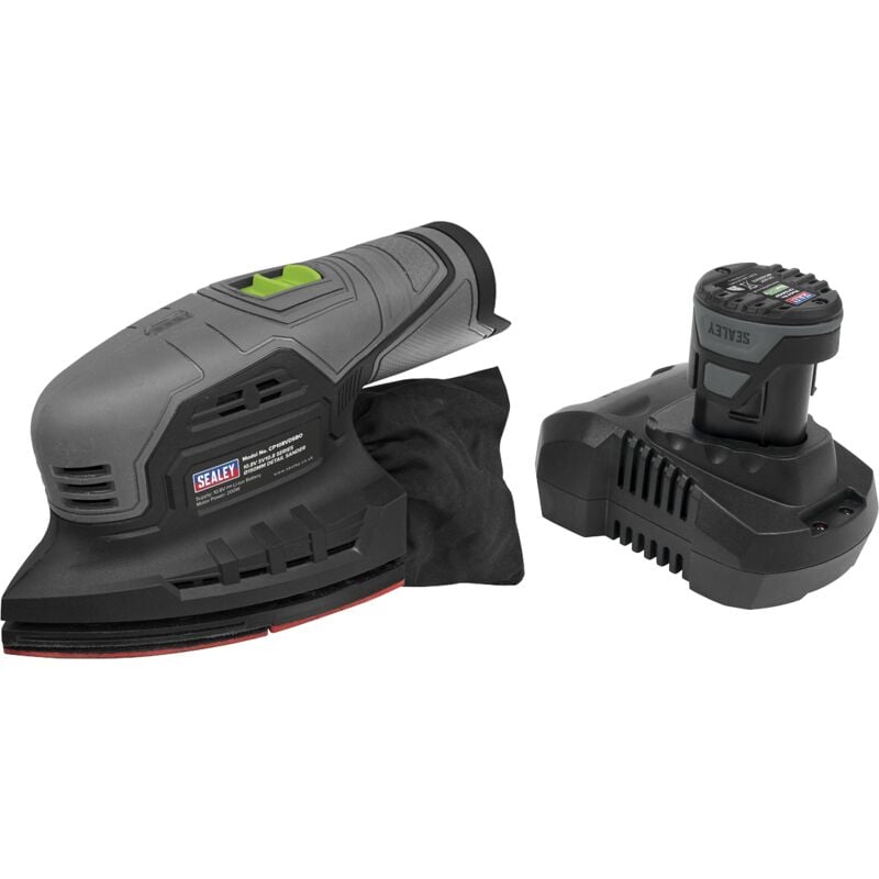 CP108VDS SV10.8 Series 150mm Cordless Detail Sander Kit 10.8V 2Ah - Sealey