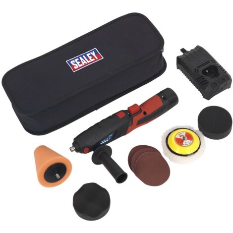 Sealey Cordless Mini Sander/Polisher Kit 75mm 12V CP2812V