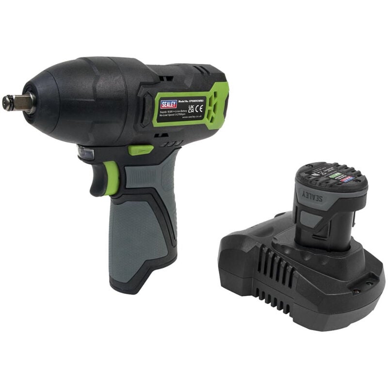 Sealey CP108VCIW 10.8V Cordless 3/8"Sq Drive Impact Wrench with 1x 2.0Ah Battery