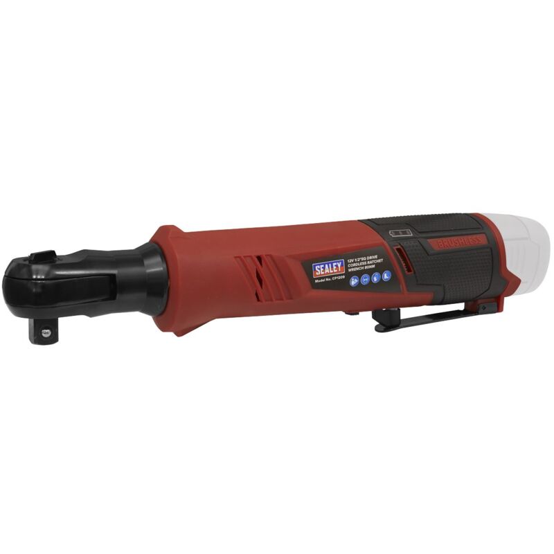 CP1209 SV12 Series 1/2'Sq Drive Cordless Ratchet Wrench 12V - Body Only - Sealey