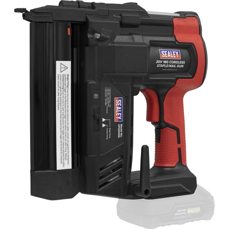 CP20VNG SV20 Series Cordless Nail/Staple Gun 18G 20V - Body Only - Sealey