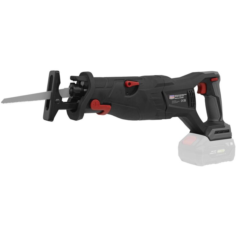 Sealey - Brushless Reciprocating Saw 20V SV20 Series - Body Only CP20VRSX