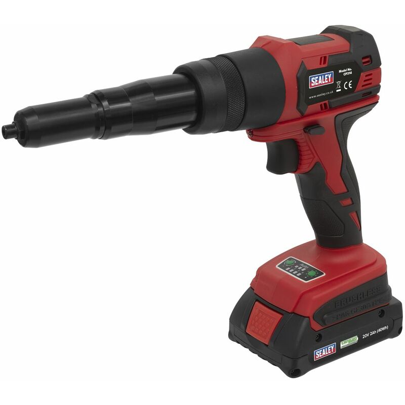 Cordless Riveter 20V 2Ah Lithium-ion CP314 - Sealey