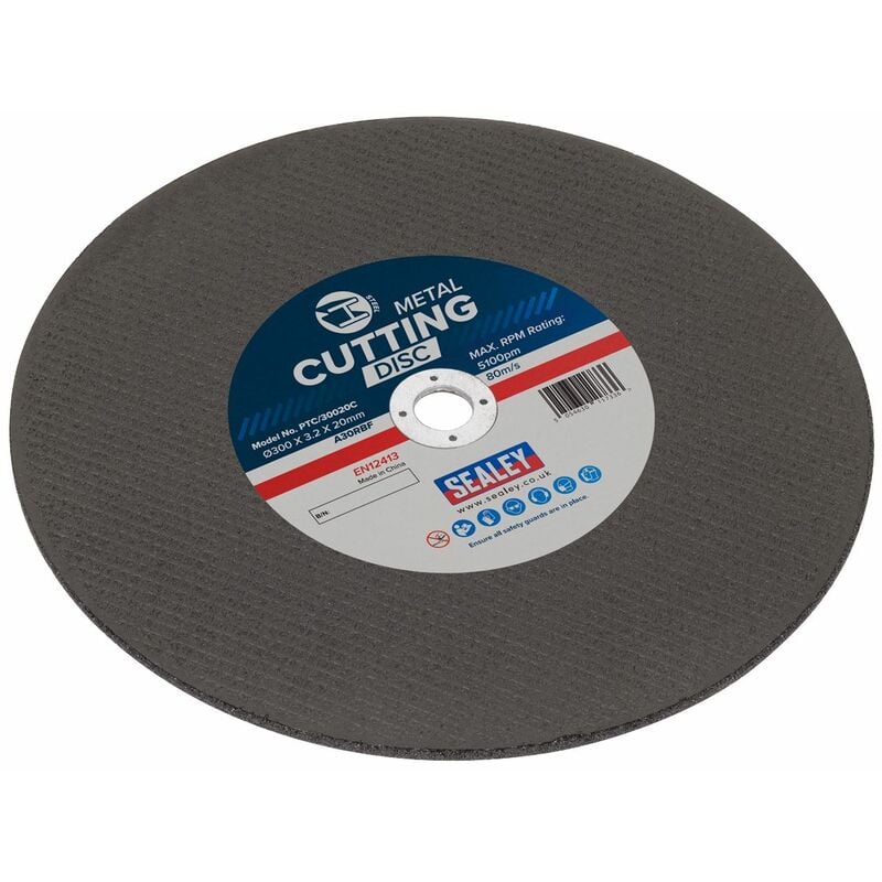 Cutting Disc Flat Metal �300 x 3.2 x �20mm PTC/30020C - Sealey