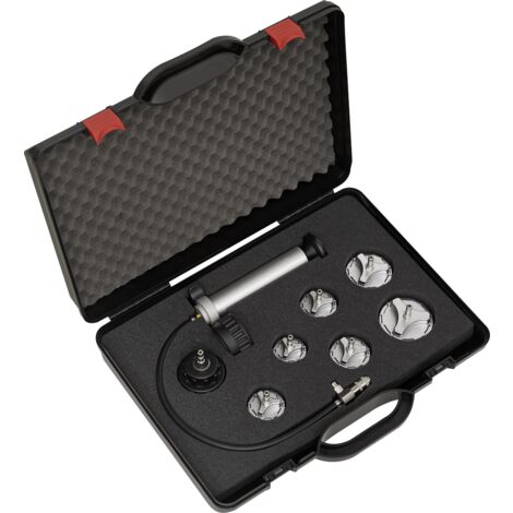 Sealey CV0011 Commercial Cooling System Pressure Test Kit 7pc