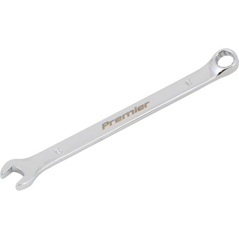 Sealey – Combination spanner 8mm – Drop forged chrome vanadium steel – Hardened with polished mirror finish – 15° offset WallDrive® ring