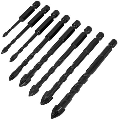 Sealey DBGC1 Tile & Glass Drill Bit Set 8pc