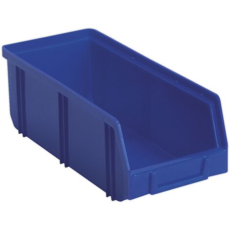 Sealey Deep Plastic Storage Bin 105 x 240 x 85mm, Blue - Pack of 28 TPS2D