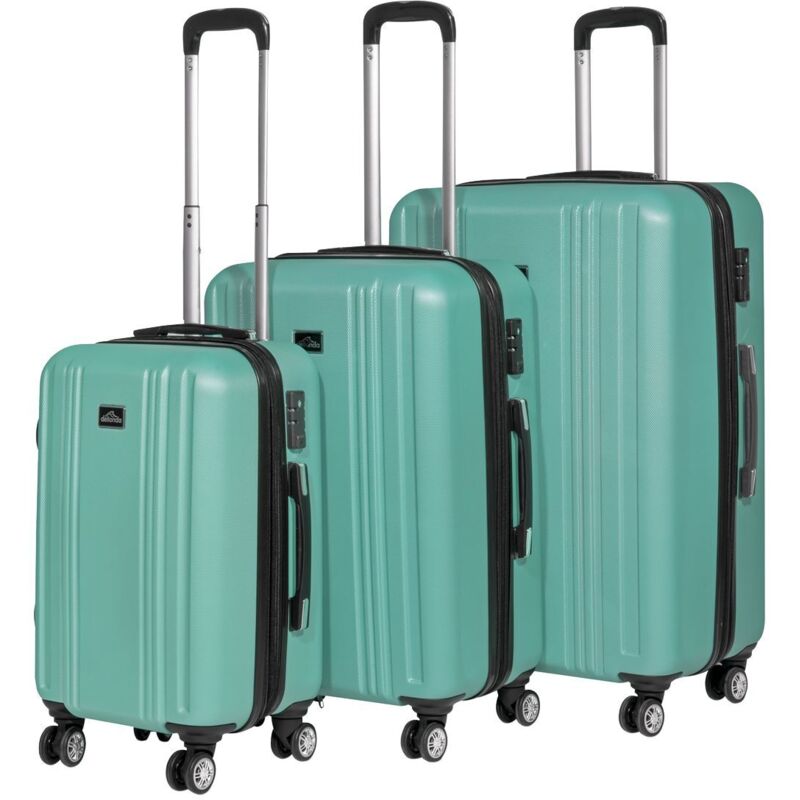 Sealey - DL126 Dellonda Lightweight abs Luggage Set with tsa Lock - Teal