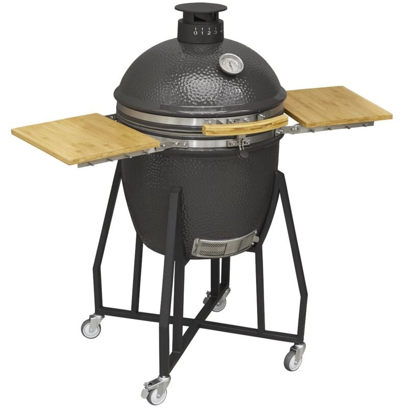 Sealey - DG159 Dellonda Deluxe 22''(56cm) Ceramic Kamado Style bbq with Wheeled Stand