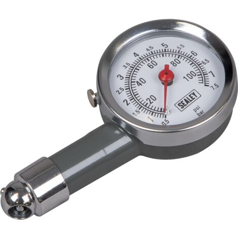 Sealey Dial Type Tyre Pressure Gauge TSTPG43