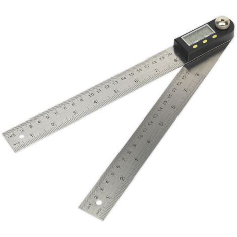 Sealey Digital Angle Rule 200mm(8"") AK7200