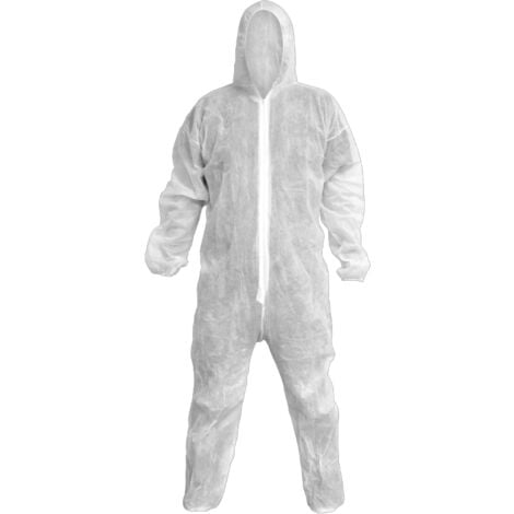 Sealey Disposable Coverall White - Extra Size L