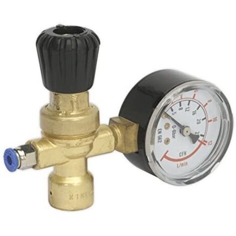 Sealey Disposable Cylinder MIG Gas Regulator 1-Gauge