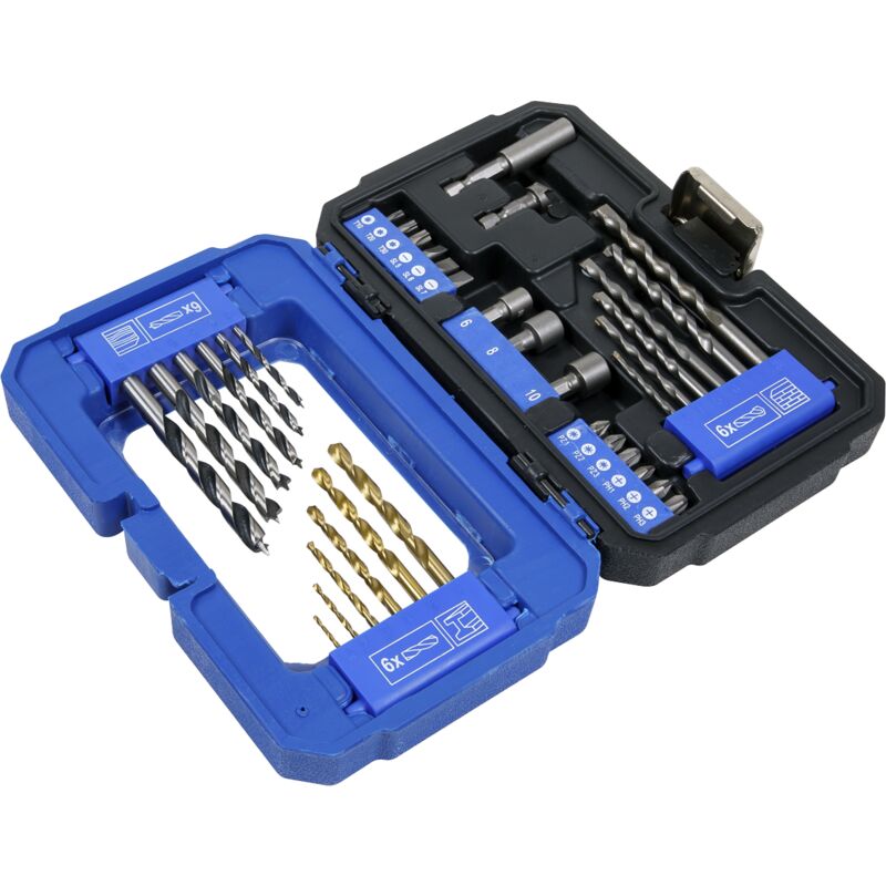 AK3735 Drill & Bit Accessory Set 35pc - Sealey