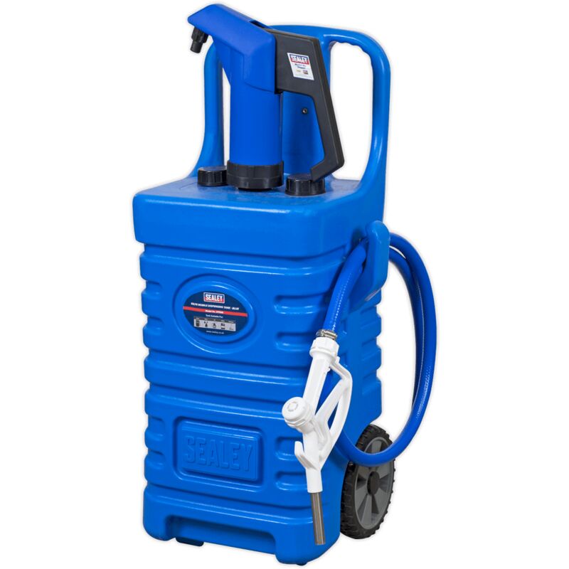DT55BCOMBO1 Mobile Dispensing Tank 55L with AdBlue® Pump - Blue - Sealey