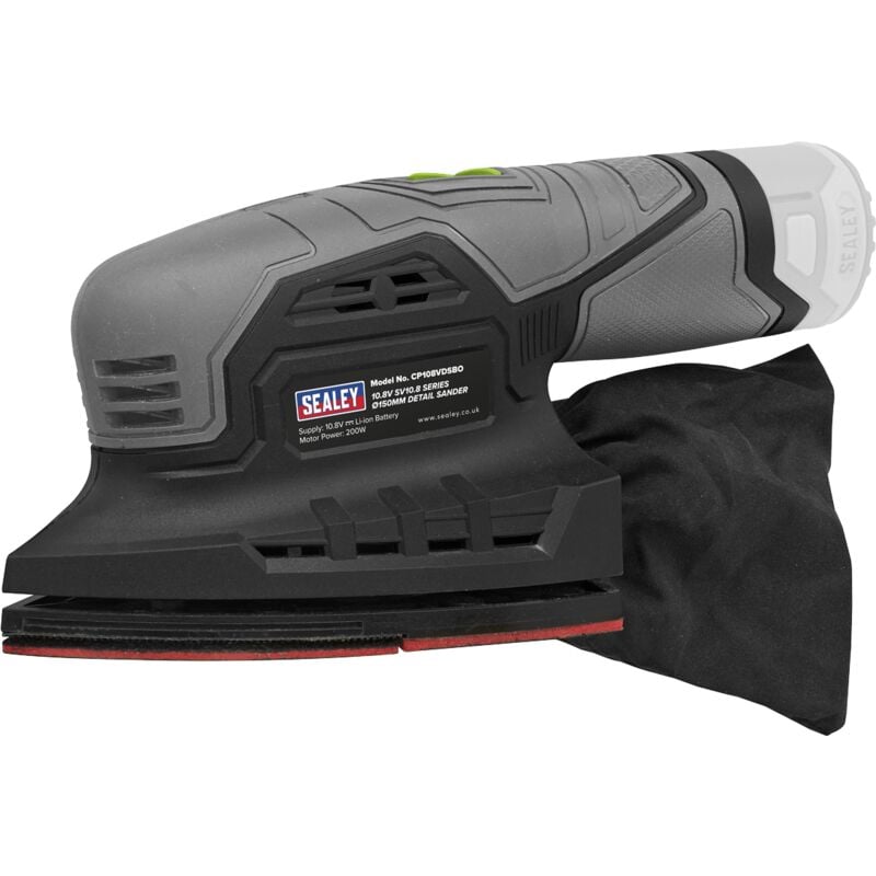 Sealey - CP108VDSBO SV10.8 Series 150mm Cordless Detail Sander 10.8V - Body Only