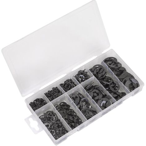 Sealey E-Clip Retainer Assortment 800pc Imperial AB013ER