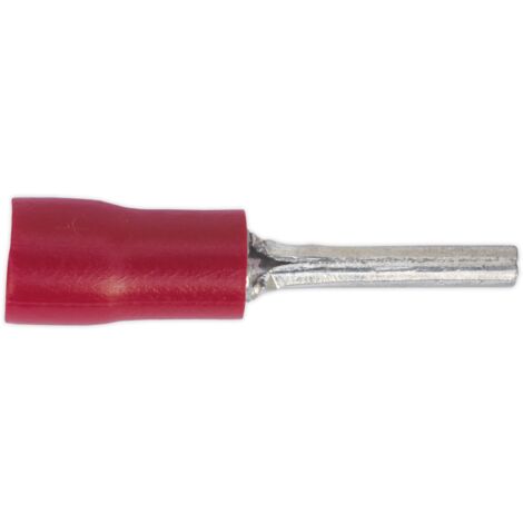 Sealey Easy-Entry Pin Terminal 12 x �1.9mm Red Pack of 100 RT18