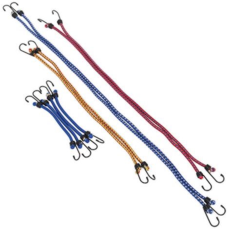 Sealey Elastic Cord Set 10pc BCS10