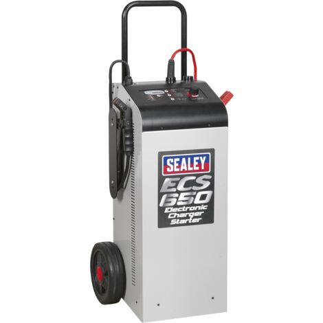 Sealey Electronic Charger Maintainer/Starter 100/650A 12/24V ECS650
