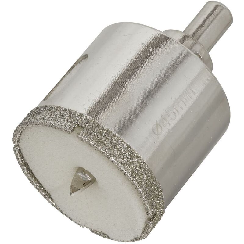 DHS45 Electroplated Diamond Hole Saw 45mm - Sealey