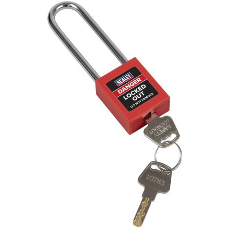 Sealey EV12 Long Shackle Safety Lockout Padlock
