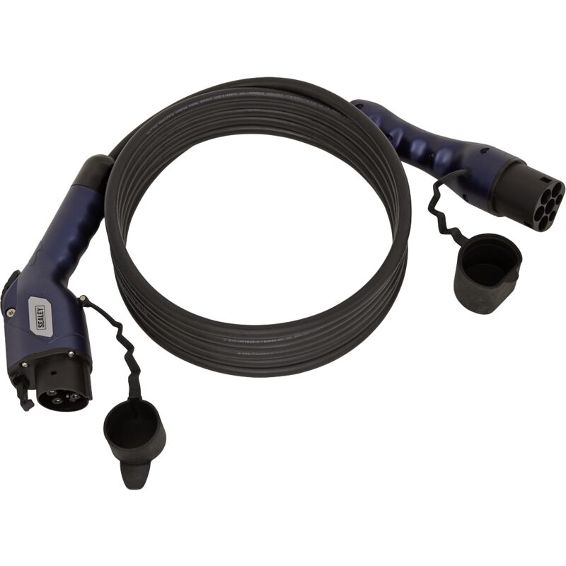 Sealey - EVCC1216 ev Charging Cable Type 1 to Type 2 16A (3.7KW) 5m