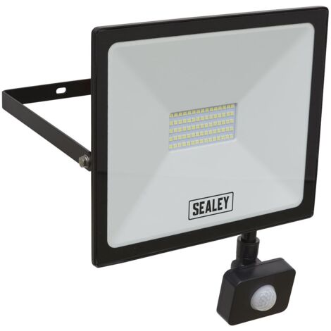 Sealey Extra-Slim Floodlight with PIR Sensor 50W SMD LED LED113PIR