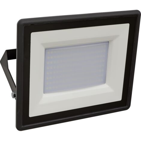 Sealey Extra-Slim Floodlight with Wall Bracket 100W SMD LED LED115