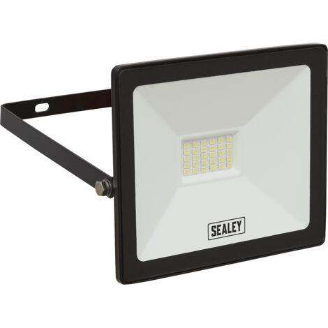 Sealey Extra-Slim Floodlight with Wall Bracket 20W SMD LED LED112