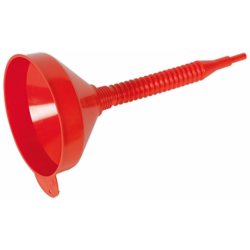 Sealey F2F Flexi-Spout Funnel Medium 200mm with Filter